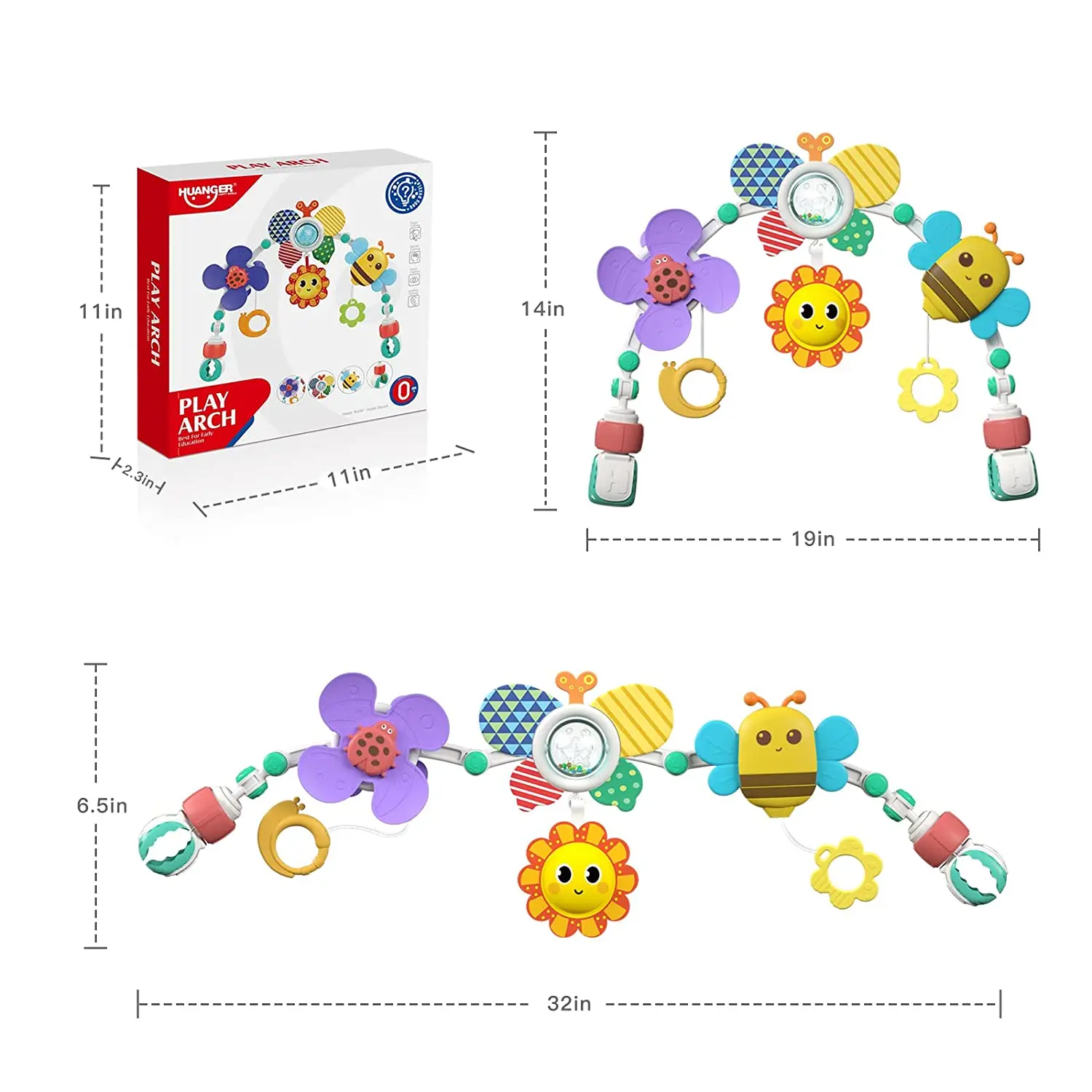 Foldable Baby Bed Toys Juguete Cochecito De Bebe Car Seat & Stroller Toys Stroller Arch For