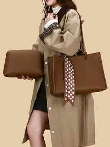 Brand Luxury Purses and Handbags Women Bags Designer Soft PU Leather Shoulder Top-handle Commuting  Bag Female Sac a Main Tote