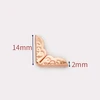 14 mm (interno vuoto 2 mm) oro rosa