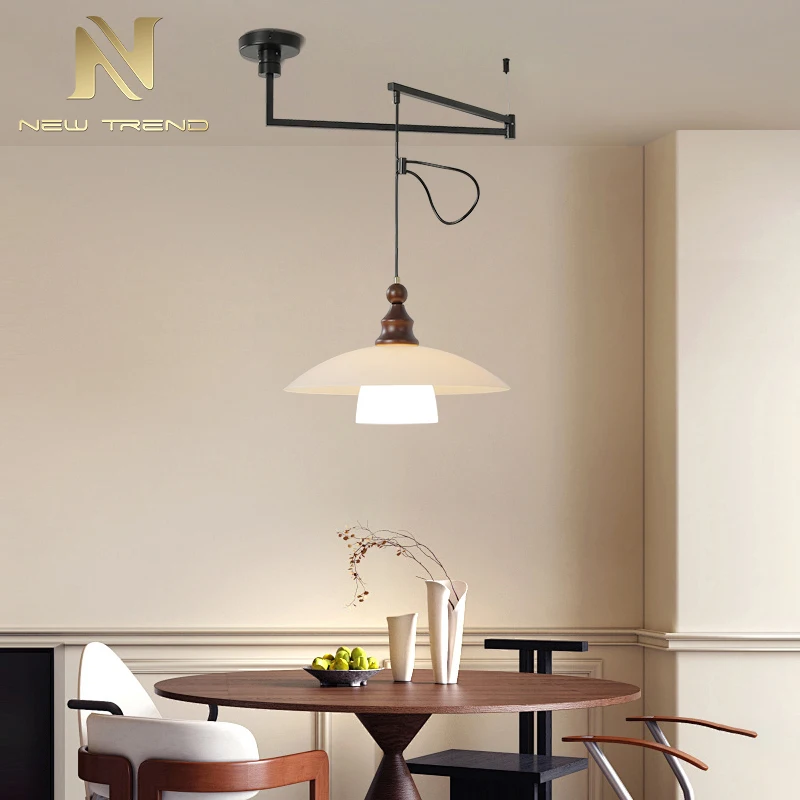 CPL-436 Contemporary Geometric LED Chandelier – Stylish Hanging Light for Living Room & Bedroom