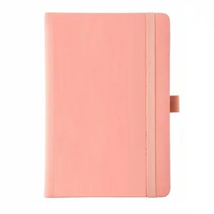 Custom Printed A5 Notebook Saddle Stitching and Thread Sewing Binding PP Cover Material Elegant Journal