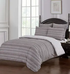 Heniemo Luxury Designer Embroidery Queen Size Duvet Quilt Comforter Bed Sheet 100% Microfiber Morden Bedding Set for Home