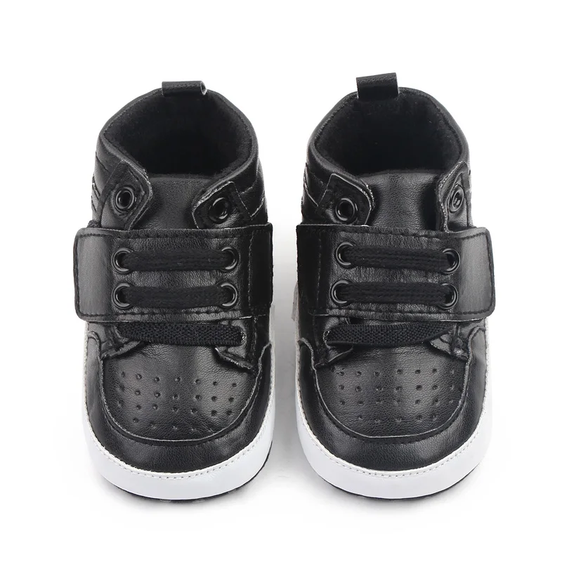 Hot Selling PU Leather Baby Sport Shoes Spring Autumn Prewalker Shoes for Boys supplier