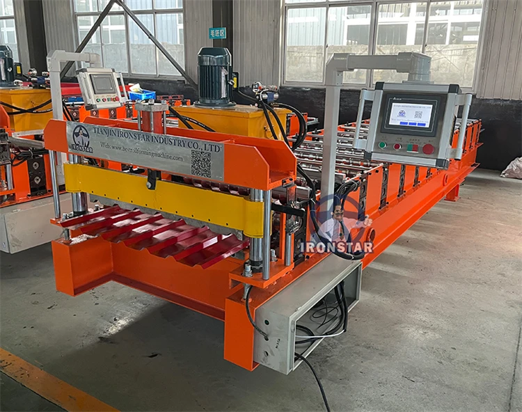 Panel Machines USA Style PBU Panel Roll Forming Machine for Galvanized Steel Panels ...