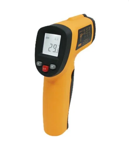 HW550 Digital LCD Infrared Thermometer Non-Contact Laser Industrial  Pyrometer Temperature Gun - Orange Wholesale