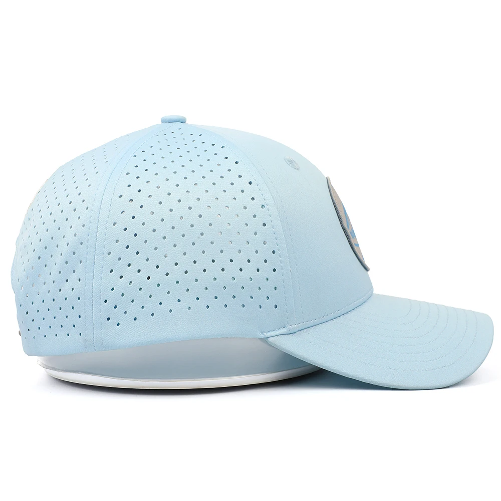 Custom 6 Panel High Quality Structured Woven Patch Water Resistant