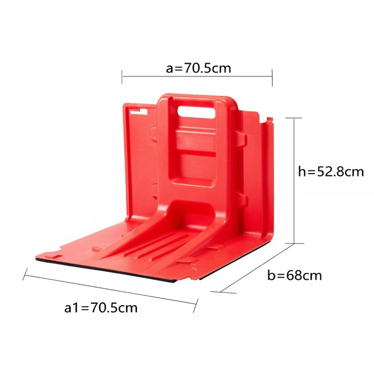 Съемный противопаводковый барьер аварийный подземный