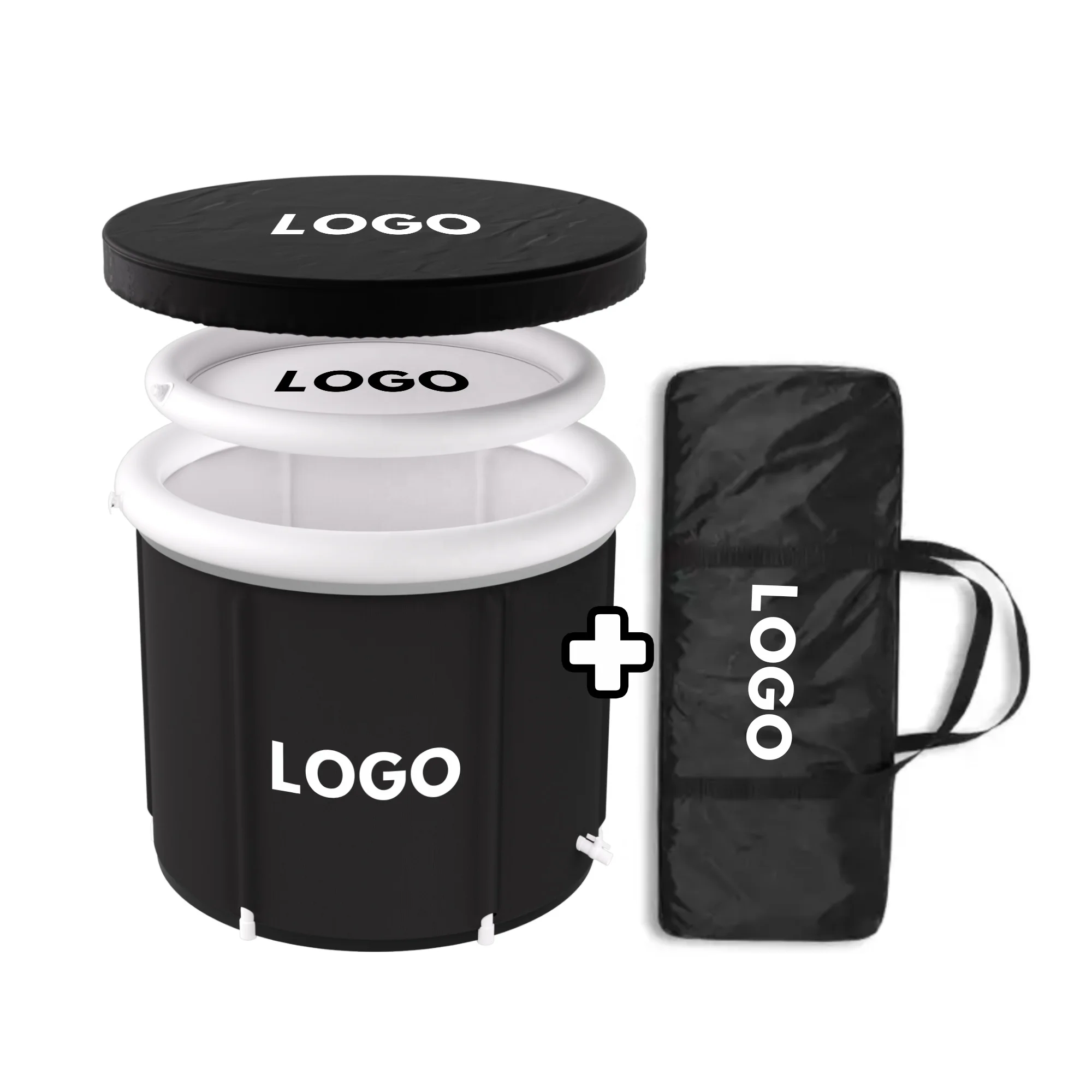 Распродажа, свободно стоящие Складные надувные ванны для льда в помещении