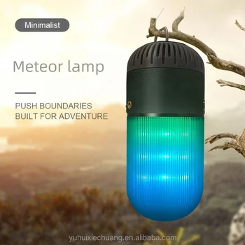 Portable Bluetooth Bass Outdoor Speaker Waterproof RGB Light Wireless Stereo Bluetooth Speaker For Outdoor