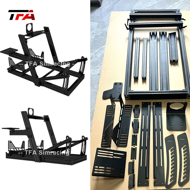 Sim Racing Game Simulator Rig Cockpit Frames - Direct Drive Steering Wheels