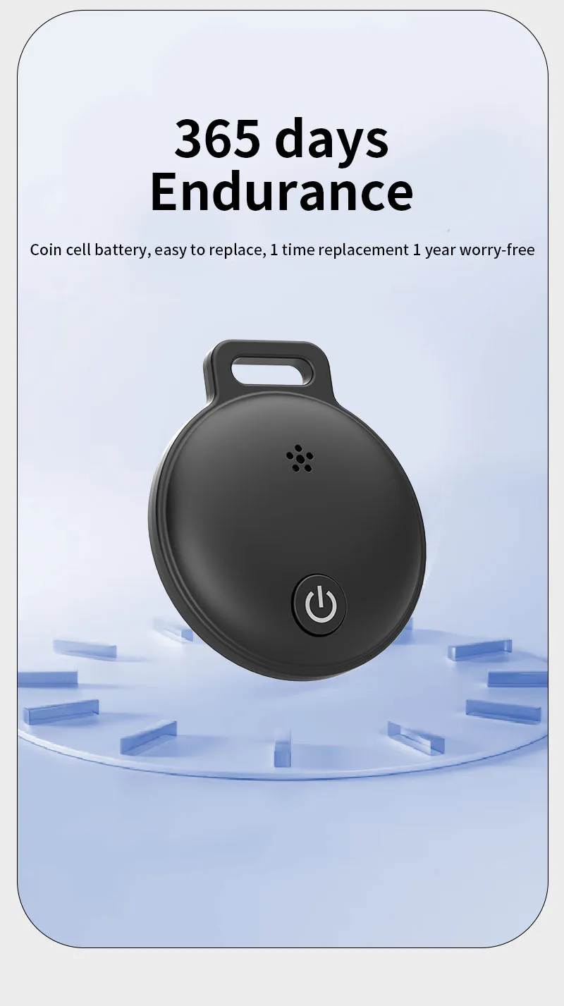 Portable Anti-loss Key Finder GPS Tracker Pet Smart Tag for Apple FindMy Real Time Tracking Device for GPS Tracker for Kids