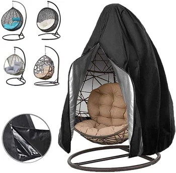 Outdoor Furniture Custom Waterproof Vinyl Vailge Patio Egg Chair Cover With Zipper