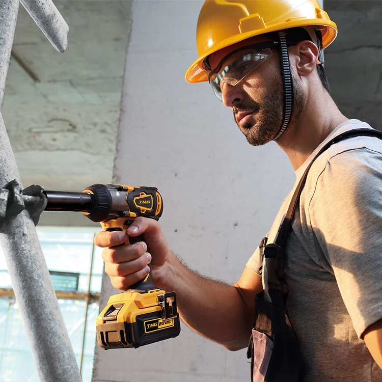 Бесщеточный ударный гайковерт 20V батарея Электроинструмент 1/2