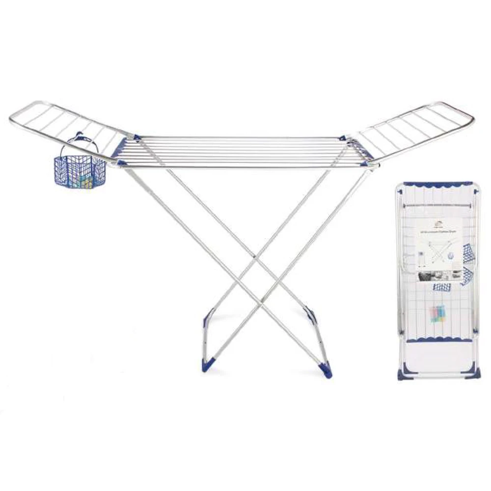 Hanging Clothes Drying Rack Hanger Laundry Foldable Aluminium Clothes