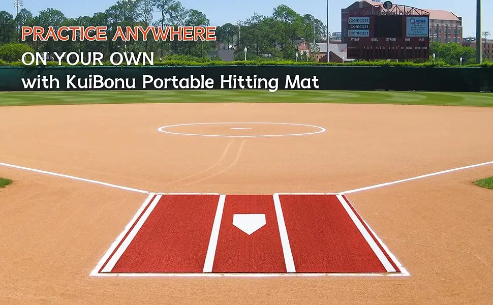 Indoor/outdoor Softball Pitching Rubber Mat With Antifade Antislip