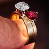 Real solid 18K gold  ring