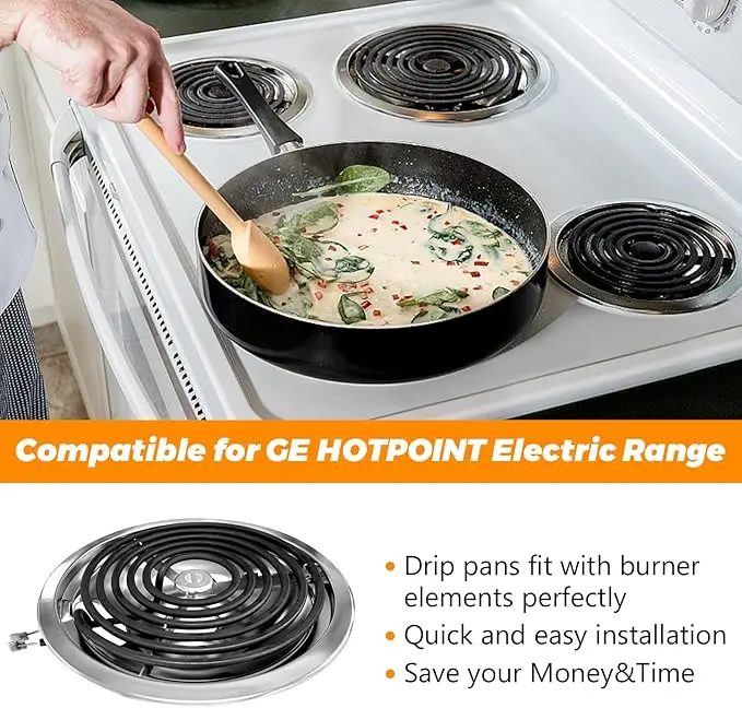 GE Electric Stove Burners Replacement Element