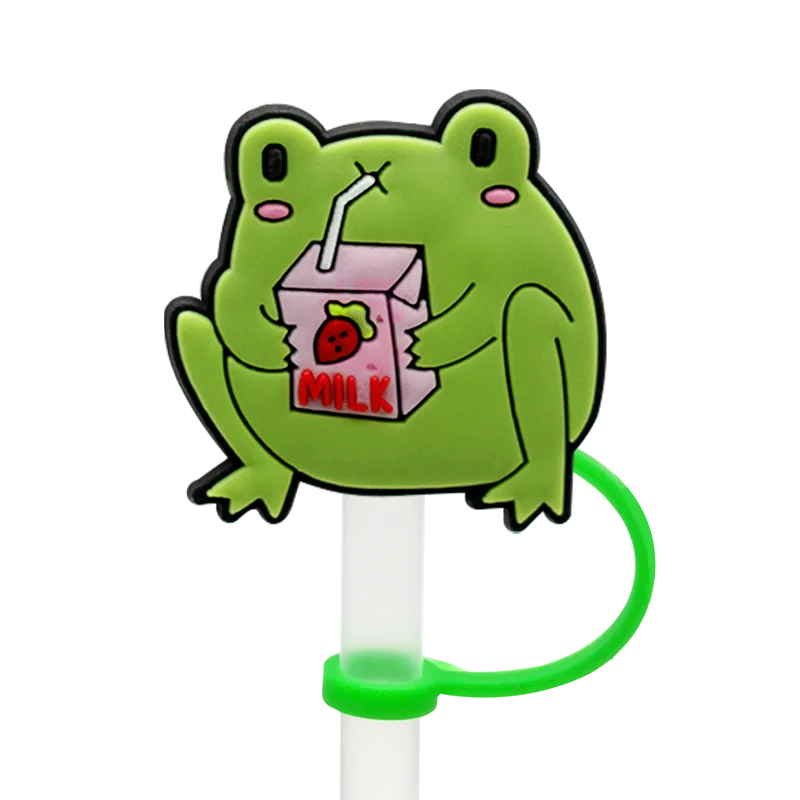 Pack of Frogs GLASS STRAWS Frog Glass Straw Pack Reusable Straws