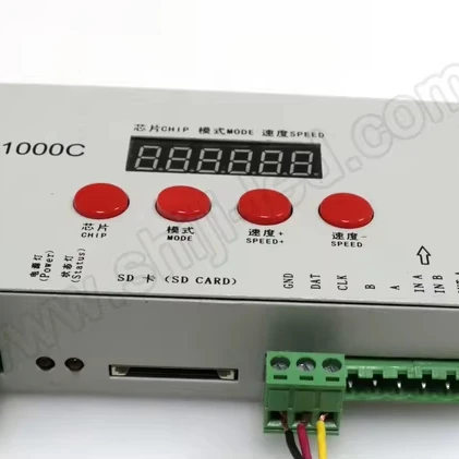 Sd Card Ucs1903 Ws2801 Ucs512 Dmx Ws2811 2048 Pixel Led Controller t 1000s