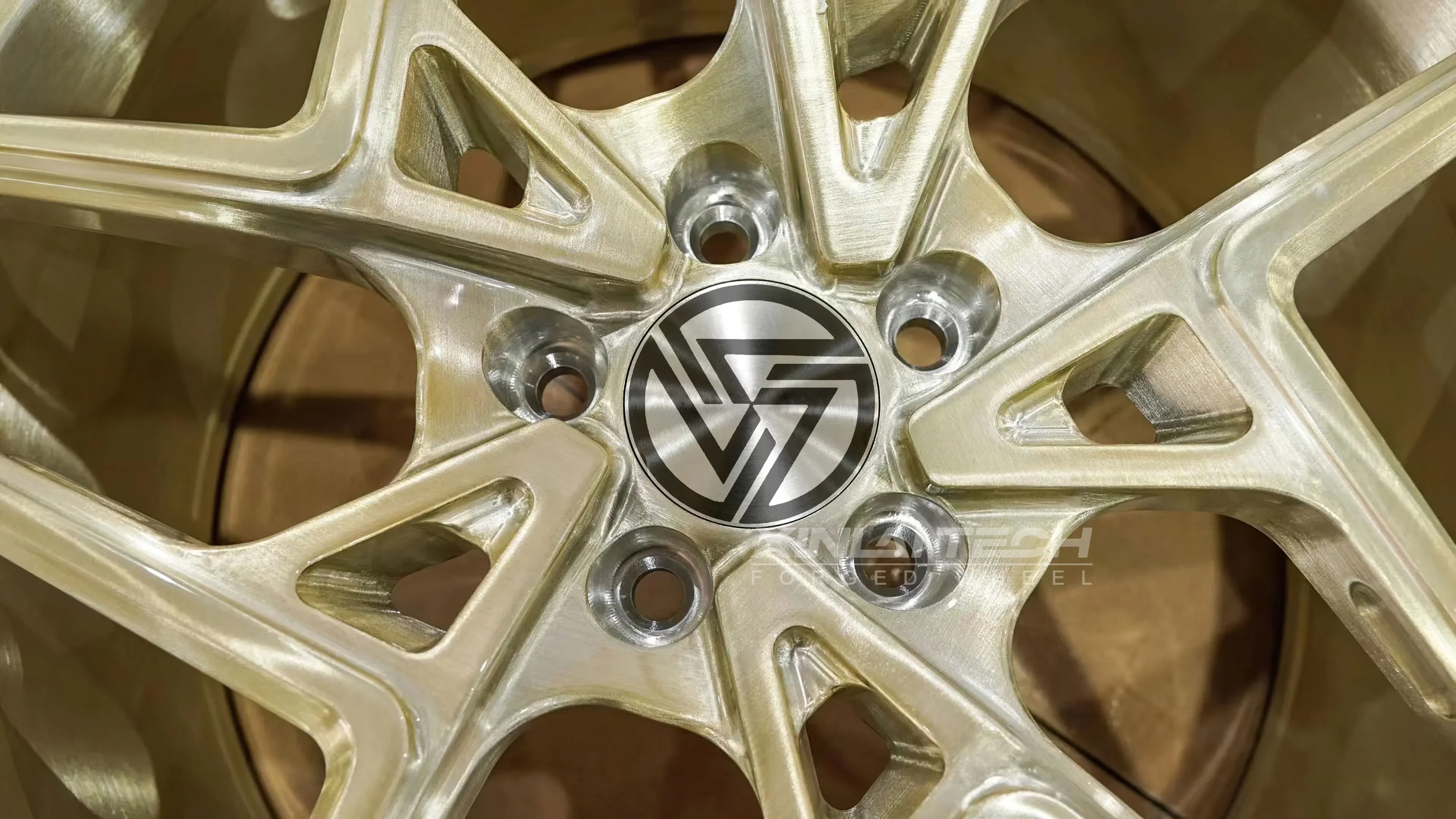 XL Forged Aluminum Alloy Car Wheels 5x112 5x114.3 5x120 5x130 Deep Concave Monoblock Wheels 17 18 19 20 21 22 23 Inch Gold Rims - Image 4