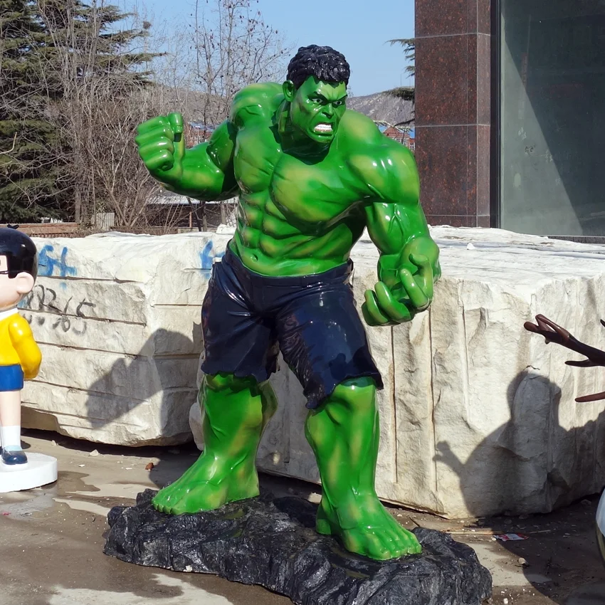 Реалистичная фигурка персонажа кино ручной работы в натуральную величину, статуя для украшения кинотеатра