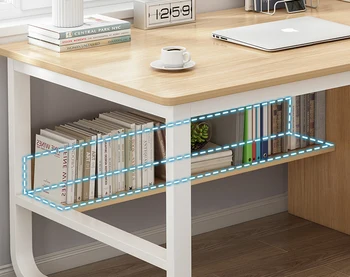Office Desk, Computer Desk, Multi-layer Solid Wood Board, Multiple Sizes Available, Suitable for Study and Office