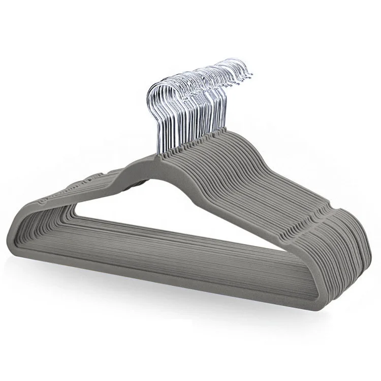 Нескользящая бархатная Вешалка для одежды, 50 100 в упаковке