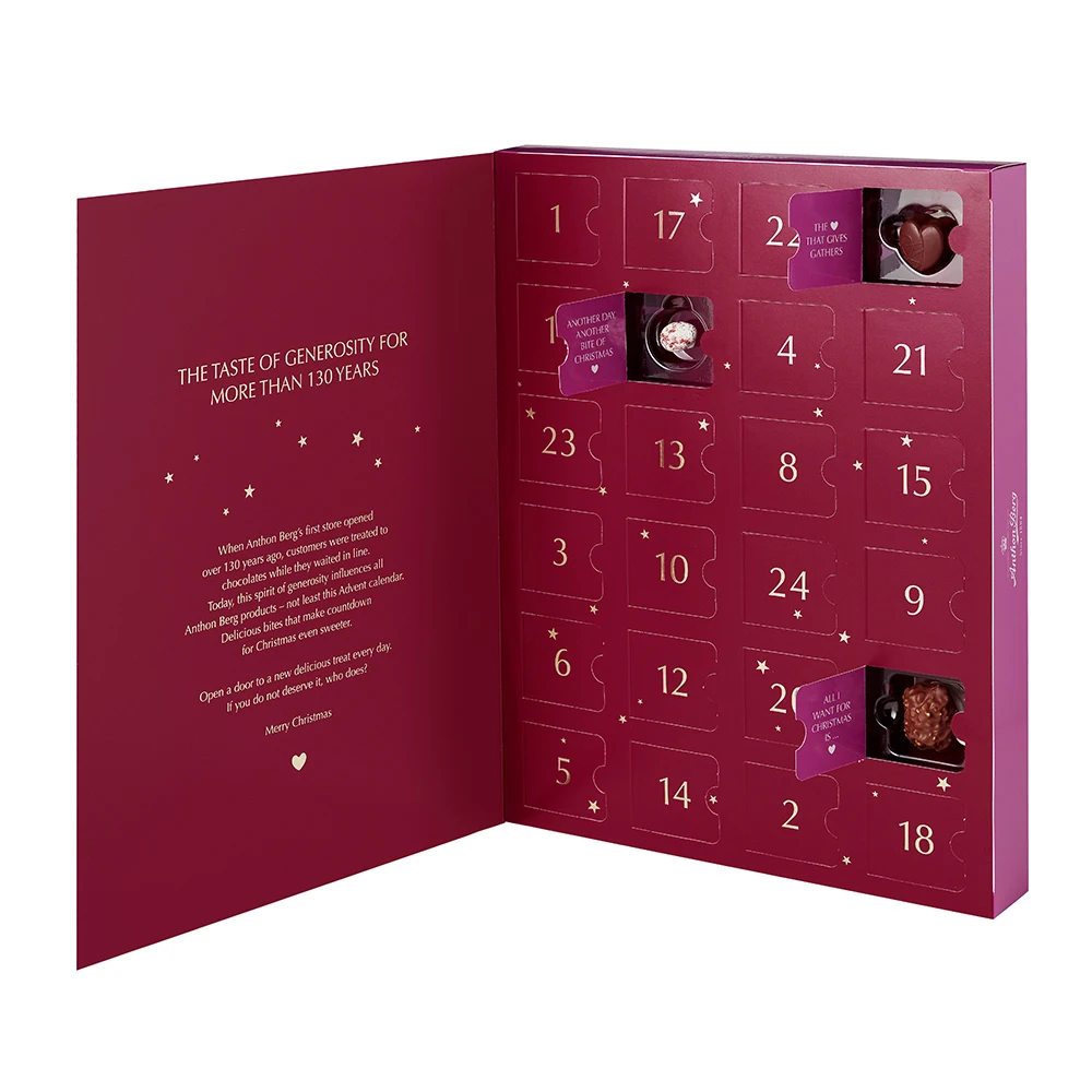 Countdown Advent Calendar Packaging Box Gift Goddess 25 Days Makeup