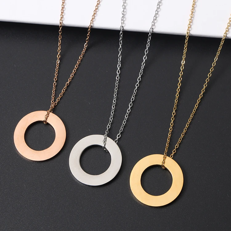 Circle Chain Necklace