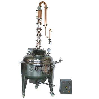 Stainless Steel / Copper Distilling Still Distillation Column Alcohol Rum Gin Vodka Brandy Spirit Wine Distillery Equipment