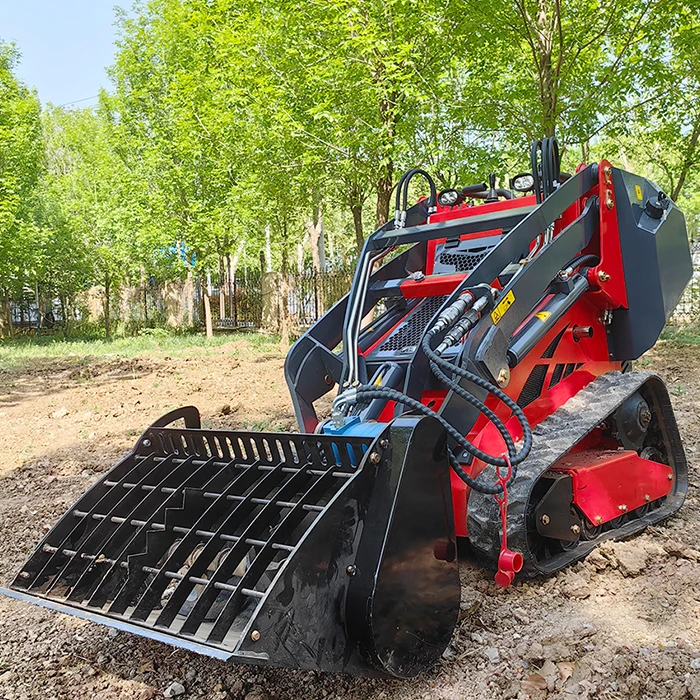 2024 Newest China Diesel Crawler Mini Skid Steer Loader Compact 25hp Track Loader Front Loader Pump Best Price Sale