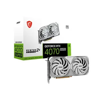 2024 New MSI RTX 4070 SUPER 12G VENTUS 2X White OC Sealed Package Gaming Video Cards Gaming GPU RTX 4070 Super
