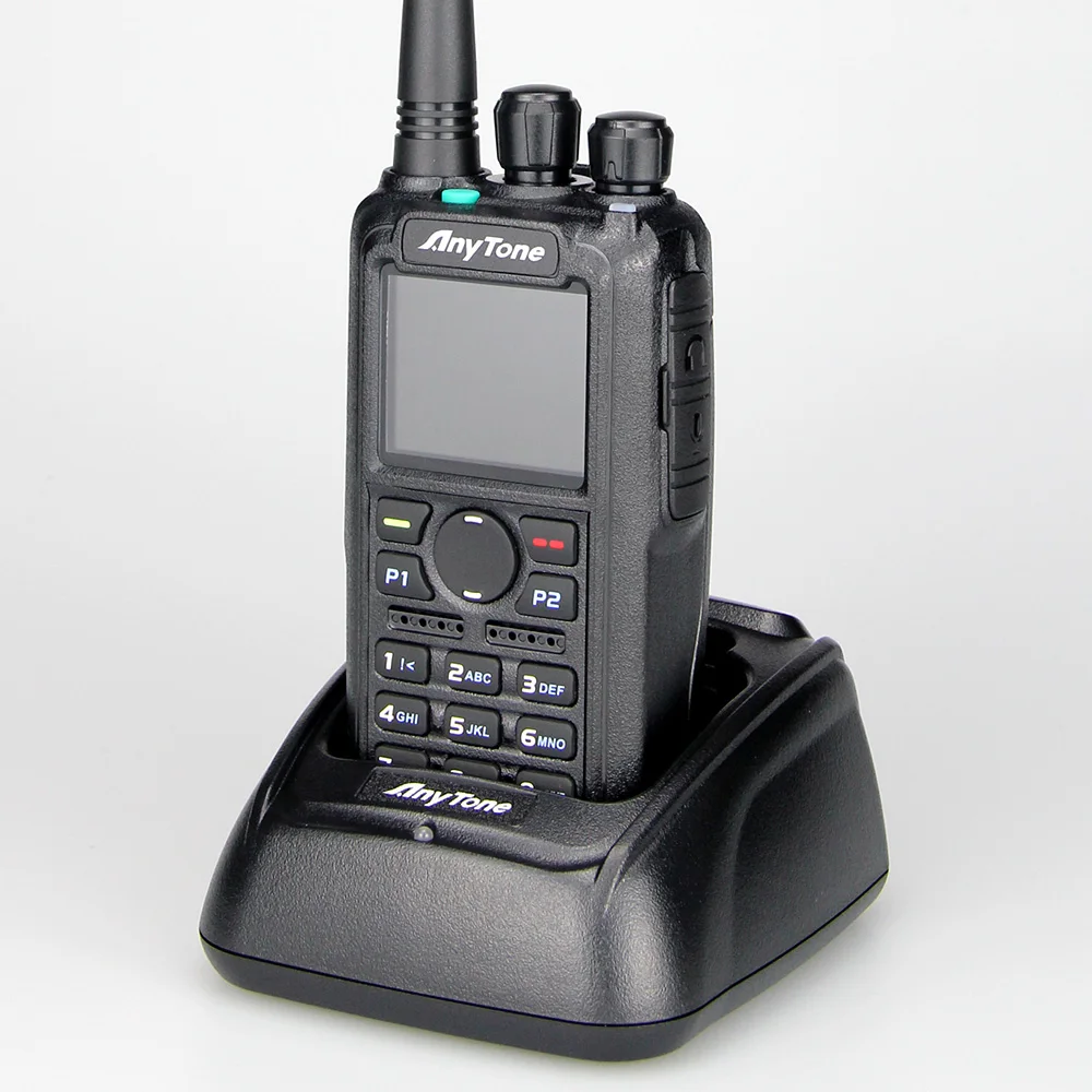 Wholesale Anytone AT-D878UVII Plus DMR Dual band Ham radio Walkie talkie  100 km with GPS BT APRS From