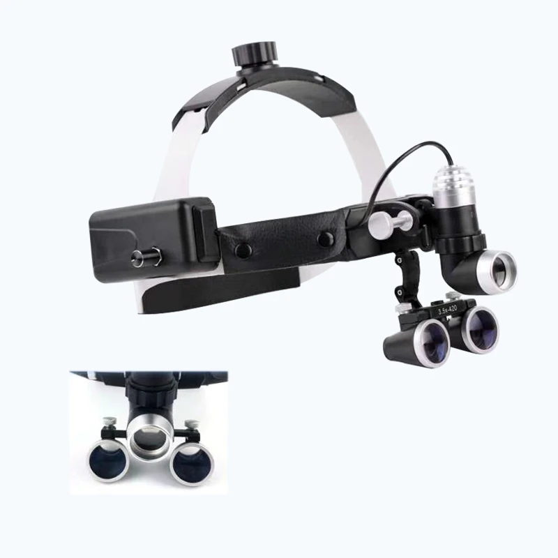 
Хирургические увеличительные очки 2.5x 3.5x, профессиональные стоматологические лупы с подсветкой SRDM001D 