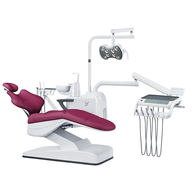 Dental Unit LED High Standard China Supplier Gladent Dental Chair GD-S300 Colorful