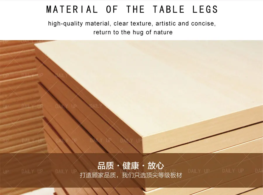 Nordic Wooden Round Table Luxury Leisure Coffee Table Concise Stylish Restaurant Dining Table For Living Room Dining Room