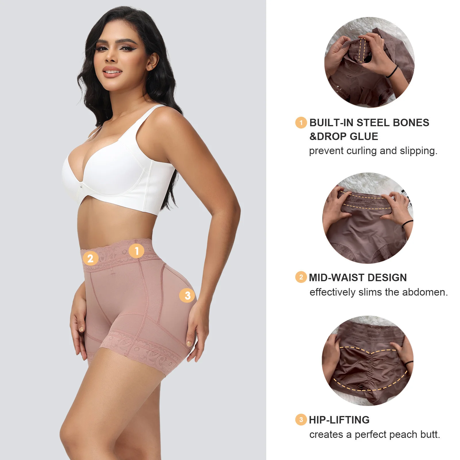 FAJAS COLOMBIANAS LEVANTA Cola Faja Lipo Express Women's Classic Half Leg $76.49