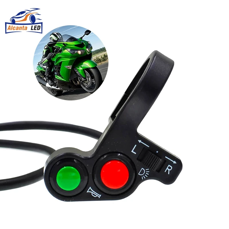Многофункциональный переключатель руля для мотоцикла электрического велосипеда скутера сигнала