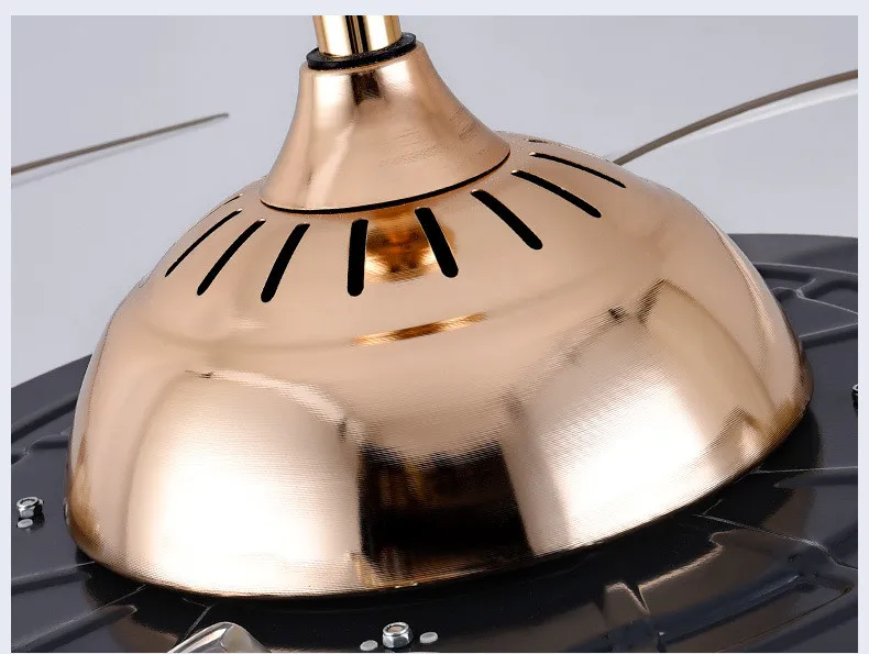 Luxury chandelier ceiling fan light 220V For sitting Room modern lighting fan lamp with remote control led ceiling fans