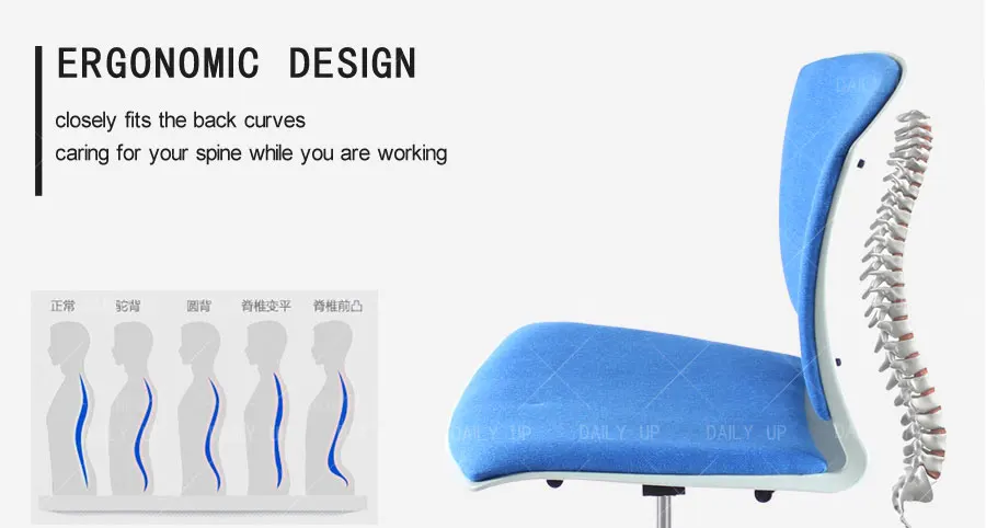 Padded Seating Executive Office Chair Height Adjustable Company Lift Chair Colorful It Chair Sturdy Construction