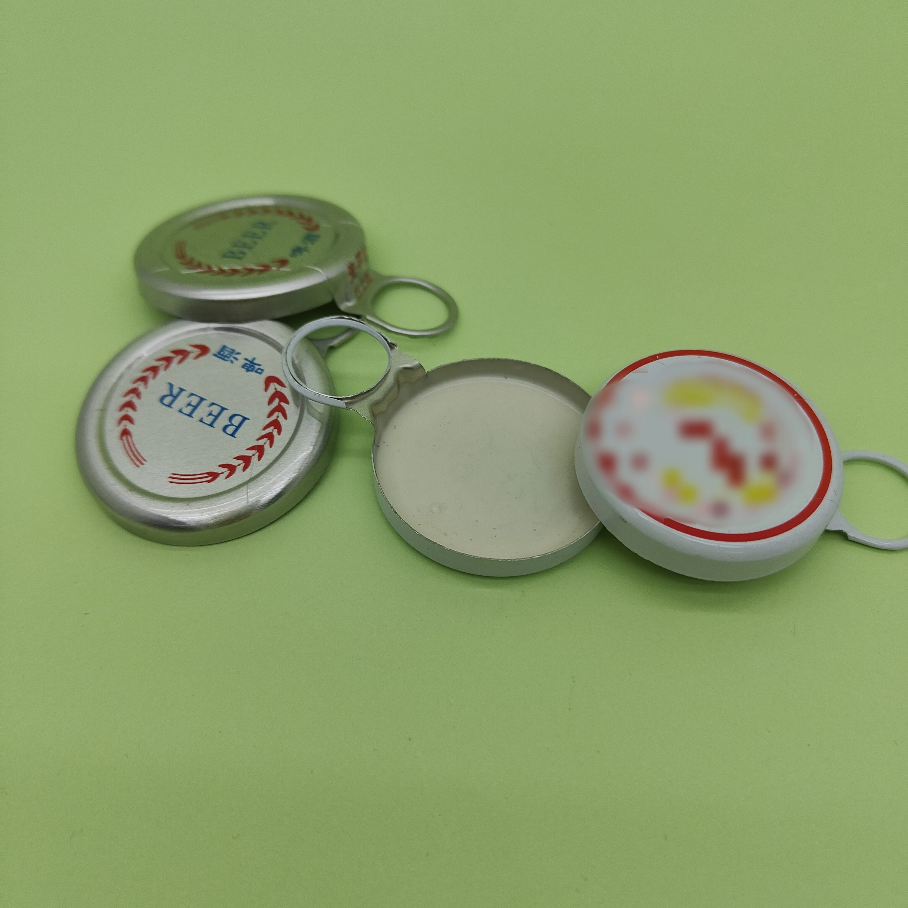 Aluminium Pull Ring Cap 38MM 42MM Crown Beer Bottle Glass Lid & Closure with Ring Pull Feature