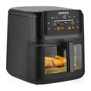 AOJA 10L 7L Stainless Steel Digital Control Electric Air Fryer Oven Household French Fries and Fried Chicken Grill