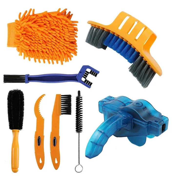 Bike Cleaning Brush Tool Kit Set 