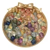 Transparent glass beads - random mixing