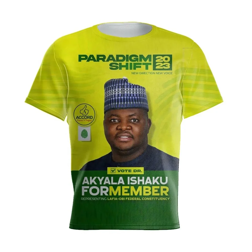 Campaign T Shirts Sublimation Cheap Election T-shirts