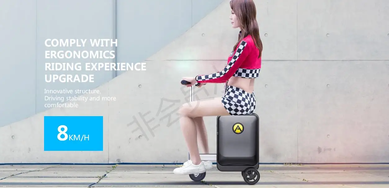 SE3S electric luggage travel riding suitcase the ultra-light mobility scooter for the elder 20L Max Load 110Kg 37V USB charging