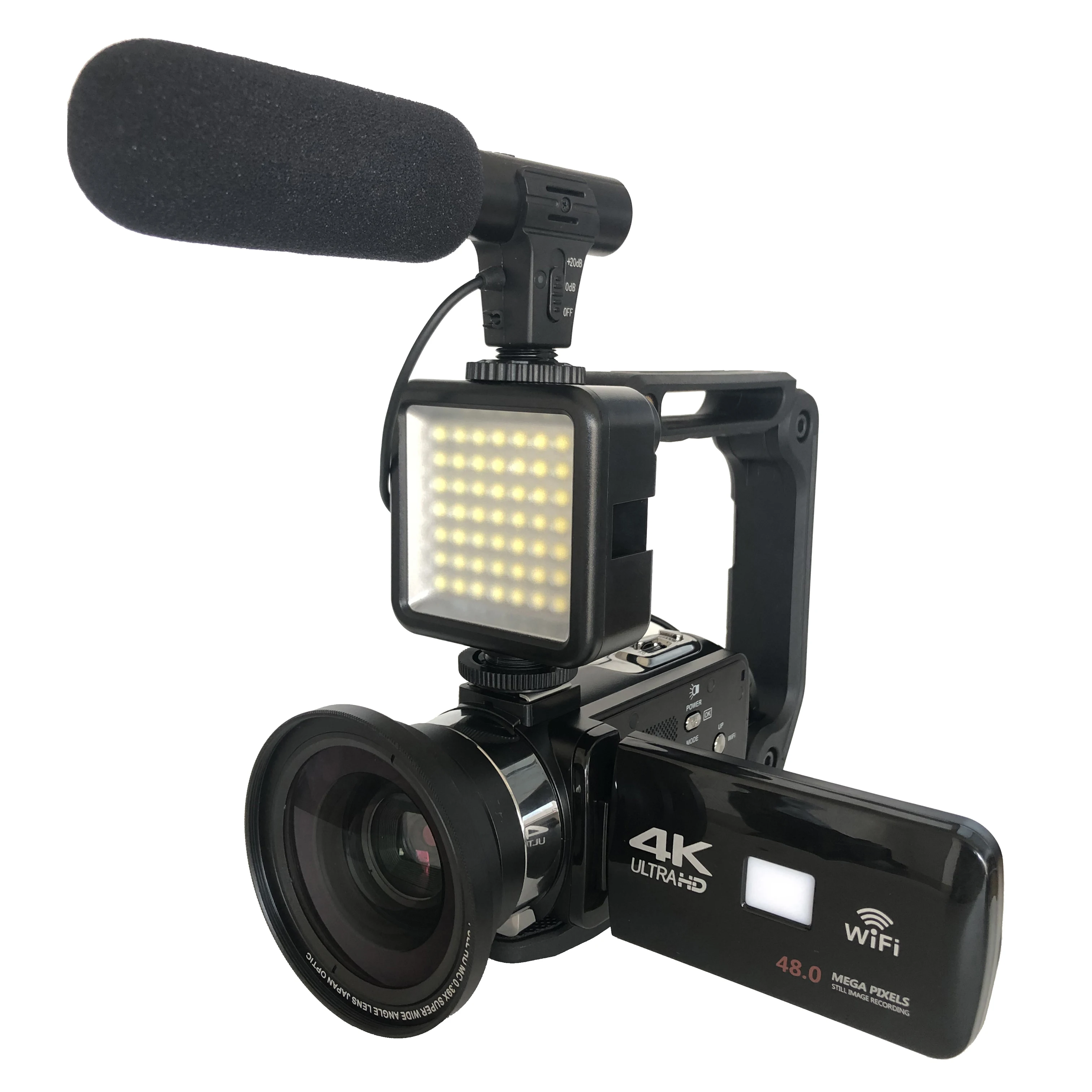 1080P HD Wifi 48MP Camcorder for Live Streaming & Vlogging