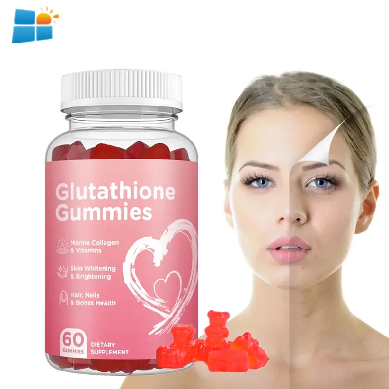 Glutathione Brightening Skin Whitening Gummies Glutathione Collagen 