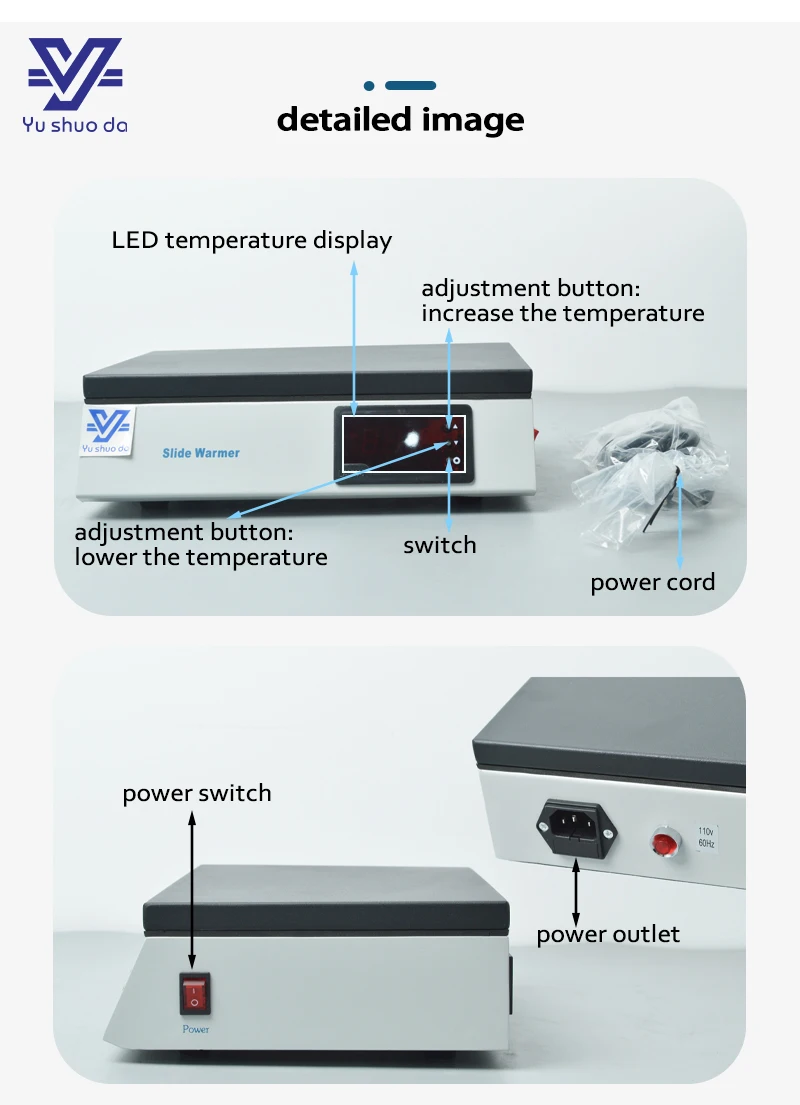 Slide Warmer with led