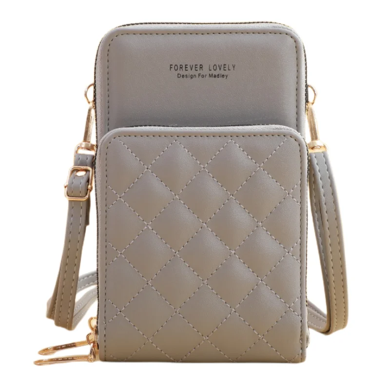 PU Leather Crossbody Phone Bag for Women Mini Sling Pouch, OEM